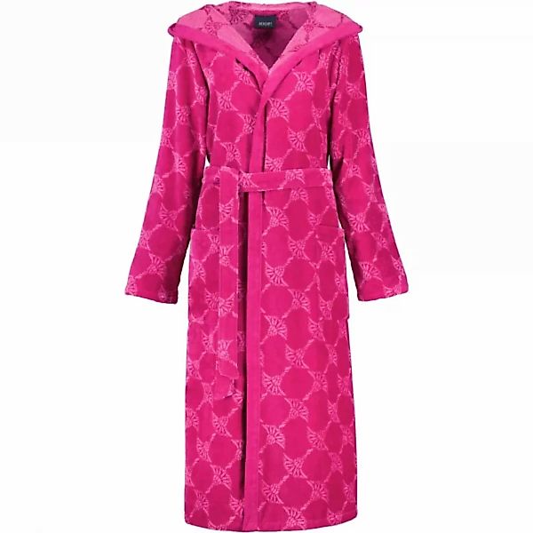 JOOP! Damen Bademantel Cornflower - Kapuze 1646 - Farbe: Cassis - 22 - S günstig online kaufen