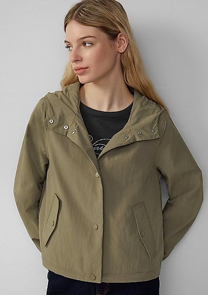 QS Funktionsjacke Outdoor-Jacke Nylon-Jacke mit Kapuze und verstellbarem Sa günstig online kaufen