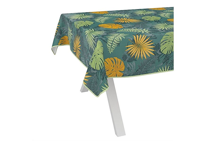 ANRO Tischdecke Wachstuch abwaschbar Jungle Tischwäsche (Einzelstück 1-tlg) günstig online kaufen