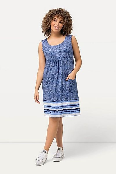 Ulla Popken Minikleid Jersey-Minikleid Paisley A-Linie günstig online kaufen