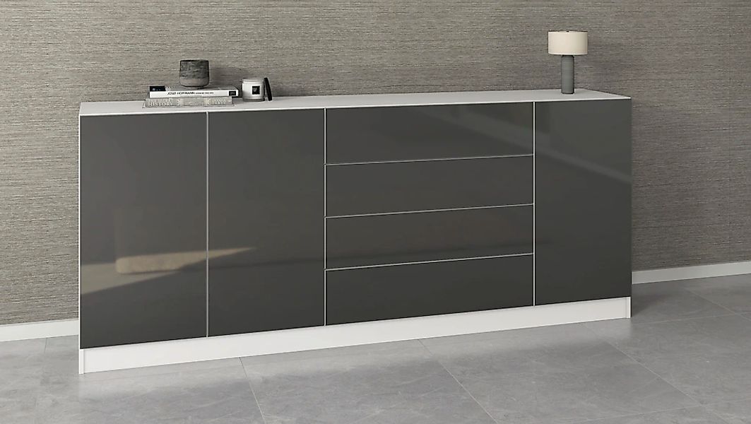 borchardt Möbel Sideboard "Vaasa, Kommode mit 3 Türen und 4 Schubkästen auf günstig online kaufen
