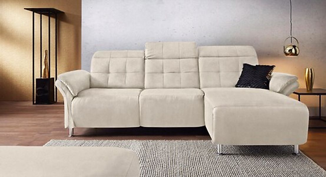 Home affaire Ecksofa »Manhattan L-Form« 2 Sitze mit elektrischer Relaxfunkt günstig online kaufen