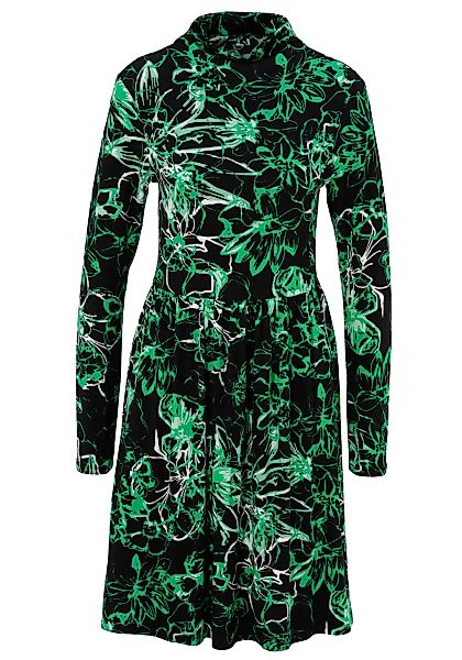 Aniston CASUAL Jerseykleid, mit kunstvollem Blumendruck - jedes Teil ein Un günstig online kaufen
