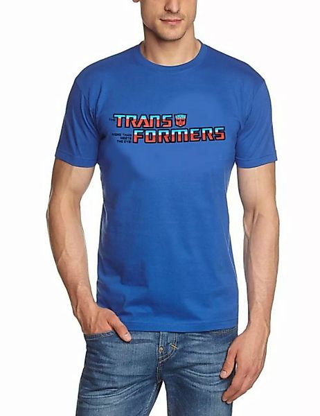Transformers Print-Shirt TRANSFORMERS T-Shirt blau Autobot Logo S M L XL XX günstig online kaufen