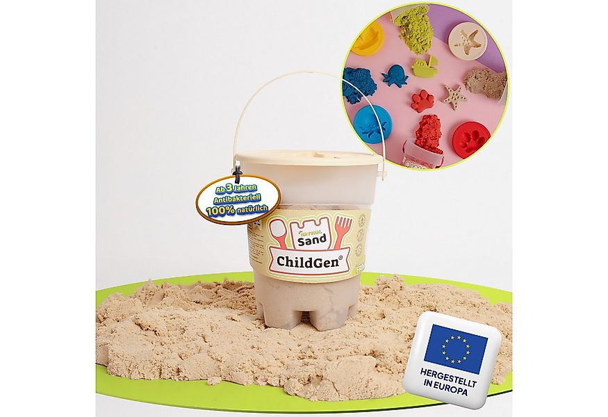 ChildGen Sandkasten Kinetischer Sand, Natürlich, ungiftig, Magischer Sand, günstig online kaufen