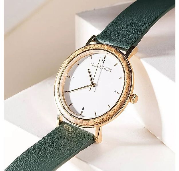 Holztick Bavaria Quarzuhr Erika ERIKA, edle kleine Damenuhr aus Palisanderh günstig online kaufen