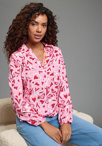 Laura Scott Longbluse mit Kontrasttape - NEUE KOLLEKTION günstig online kaufen