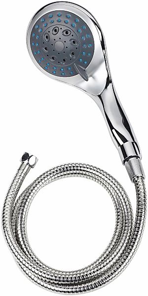 Eisl Handbrause "Welly" Set, Duschkopf mit Schlauch und 5 Funktionen, Chrom günstig online kaufen