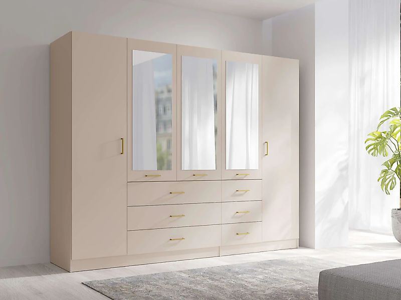 Home affaire Kleiderschrank "KOS Garderobe mit 6 Schubladen, Kleiderstange, günstig online kaufen