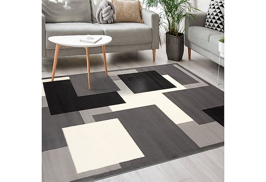 Mazovia Designteppich Modern Teppich Kurzflor Wohnzimmerteppich Robust und günstig online kaufen