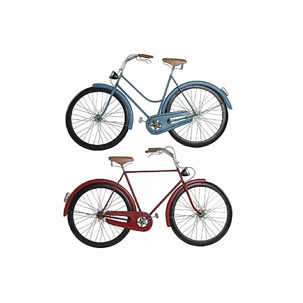 Wanddekoration Dkd Home Decor Metall Fahrrad (2 Pcs) (102 X 5 X 59 Cm) günstig online kaufen