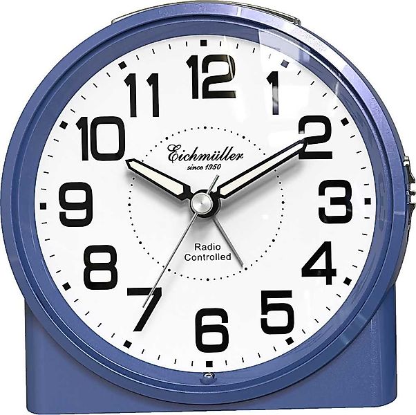 Eichmüller Funkwecker 9890-03 – Präziser blauer Wecker mit gut ablesbarem Z günstig online kaufen