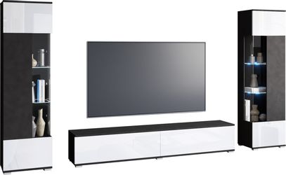 INOSIGN Wohnwand Kenia, Vitrine Türanschlag links/rechts günstig online kaufen