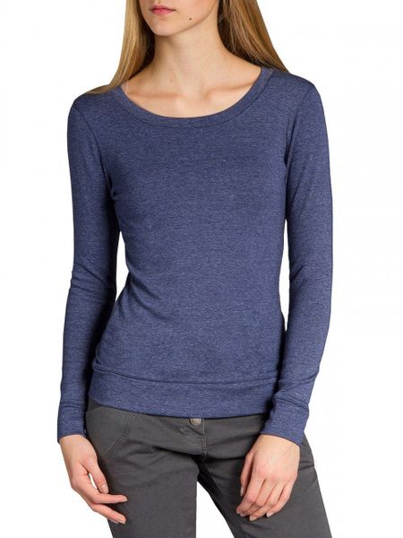 Caspar Langarmshirt MUSE SRT024 figurfreundliches Damen günstig online kaufen