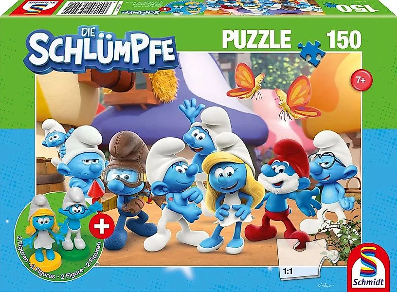 Schmidt Spiele Puzzle Schlumpfige Freunde, 150 günstig online kaufen