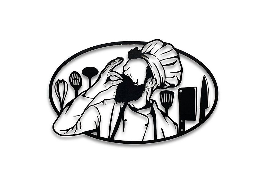 WoodFriends Wandbild Holzschild Küchen Deko Koch Wanddeko Wandbild Wandtatt günstig online kaufen