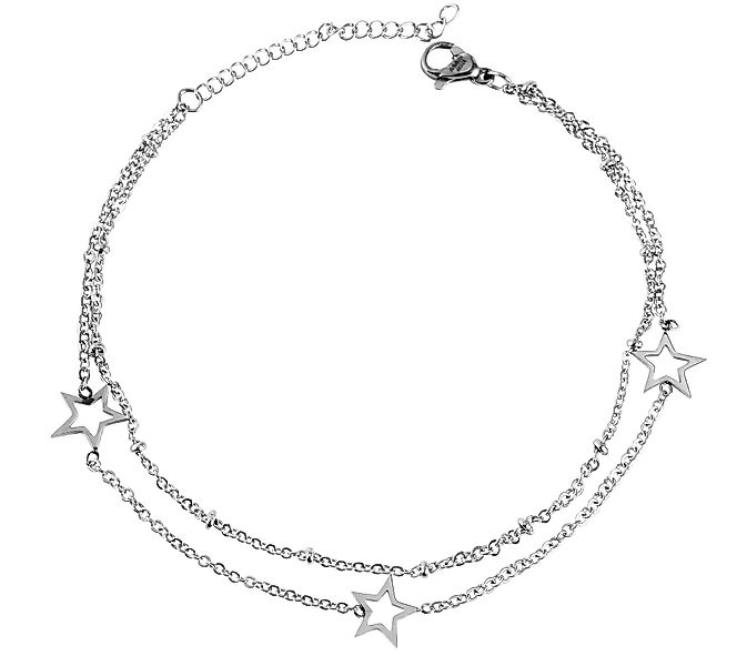 AKZENT Fußkette Svea Edelstahl Fußkettchen, Sterne, günstig online kaufen