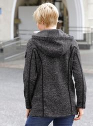 Casual Looks Kapuzenfleecejacke günstig online kaufen
