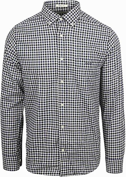 Gant Hemd Twill Gingham Multicolour - Größe L günstig online kaufen