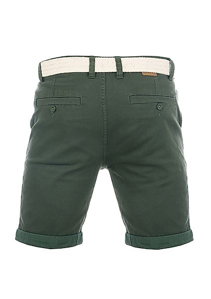riverso Kurze Hosen Herren Sommer Chino Shorts mit Gürtel Regular Fit RIVHe günstig online kaufen