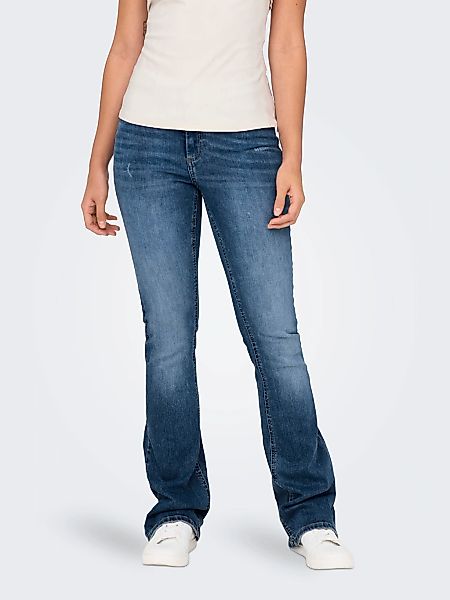 ONLY Bootcut-Jeans "ONLBLUSH MID FLARED DNM TAI305 NOOS" günstig online kaufen