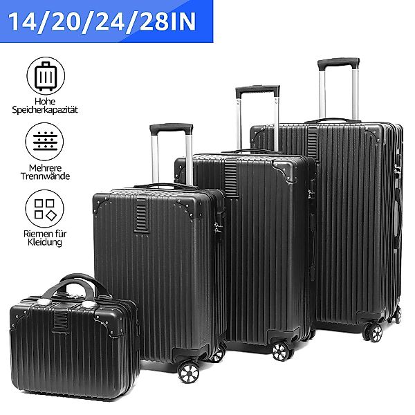 NULSTA Trolleyset Kofferset, 4 Rollen, (4 günstig online kaufen