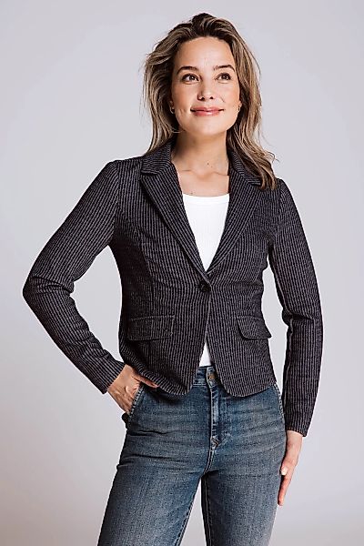 Zhrill Blusenblazer "ZHBETSY" in Melange Optik günstig online kaufen