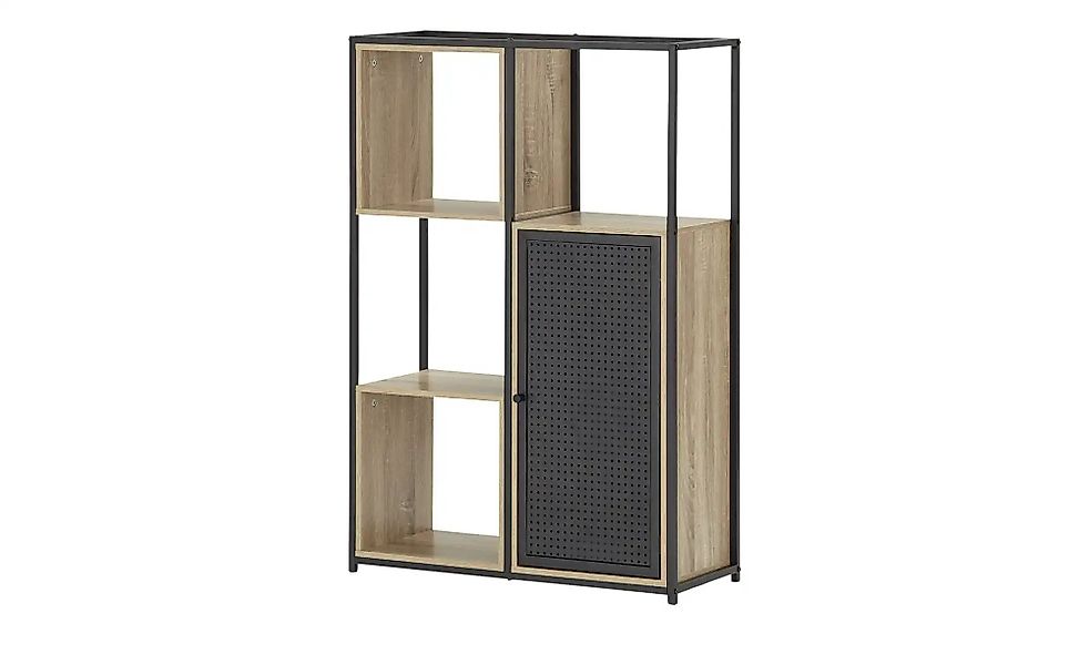 Regal  Nave ¦ schwarz ¦ Maße (cm): B: 74,8 H: 108,2 T: 30.0 Regale > Standr günstig online kaufen
