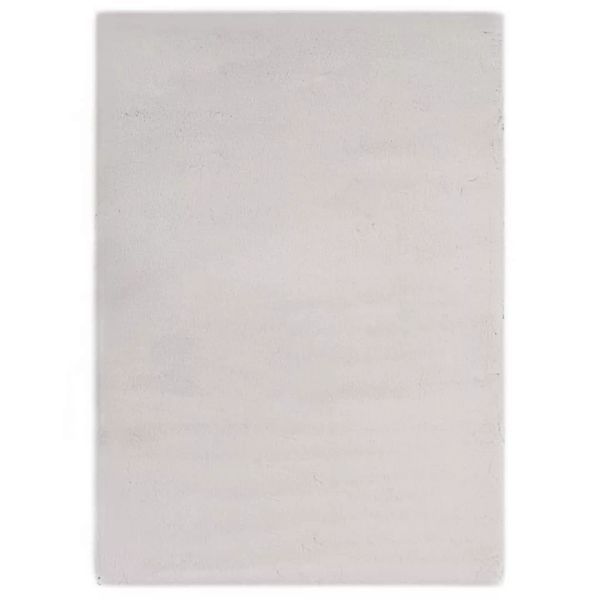 Teppich 160×230 Cm Kunstkaninchenfell Grau günstig online kaufen