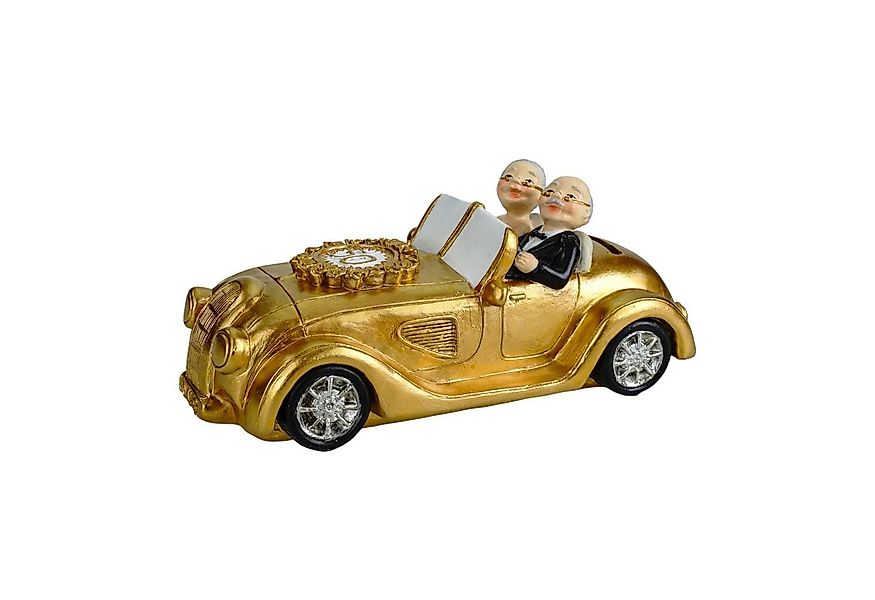 Kremers Schatzkiste Spardose XXL Goldhochzeit 50 Jahre Gold-Paar im Oldtime günstig online kaufen