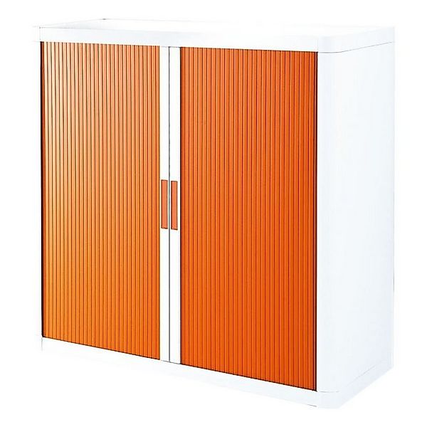 EASYOFFICE Aktenschrank Rollladenschrank easyoffice BxTxH 86x37,5x104cm wei günstig online kaufen