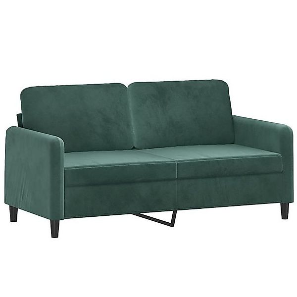 vidaXL Sofa 2-Sitzer-Sofa Dunkelgrün 140 cm Samt günstig online kaufen