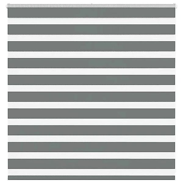 vidaXL Doppelrollo Dunkelgrau 140x100 cm Stoffbreite 135,9 cm Polyester 401 günstig online kaufen