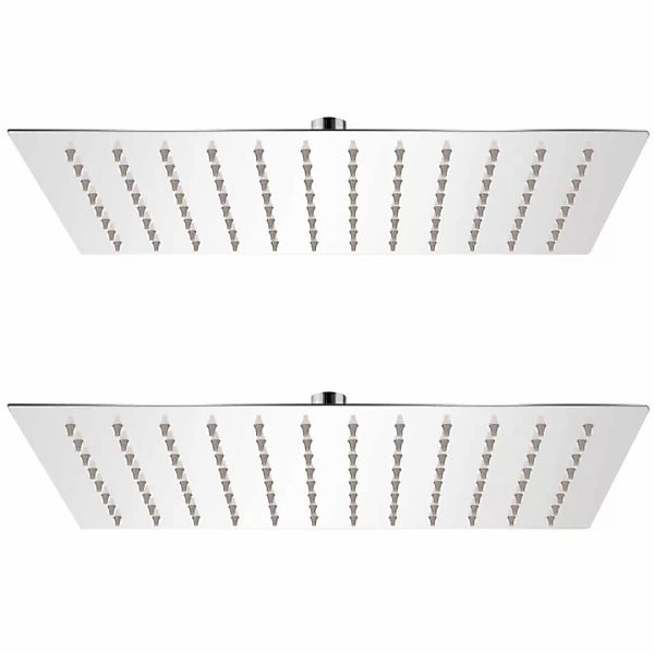 vidaXL Regenduschkopf Regenduschköpfe 2 Stk. Edelstahl günstig online kaufen