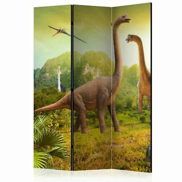 artgeist Paravent Dinosaurs [Room Dividers] mehrfarbig Gr. 135 x 172 günstig online kaufen
