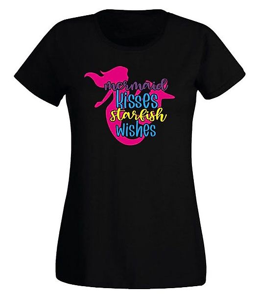 G-graphics T-Shirt Damen T-Shirt - Mermaid kisses Starfish wishes Slim-fit- günstig online kaufen