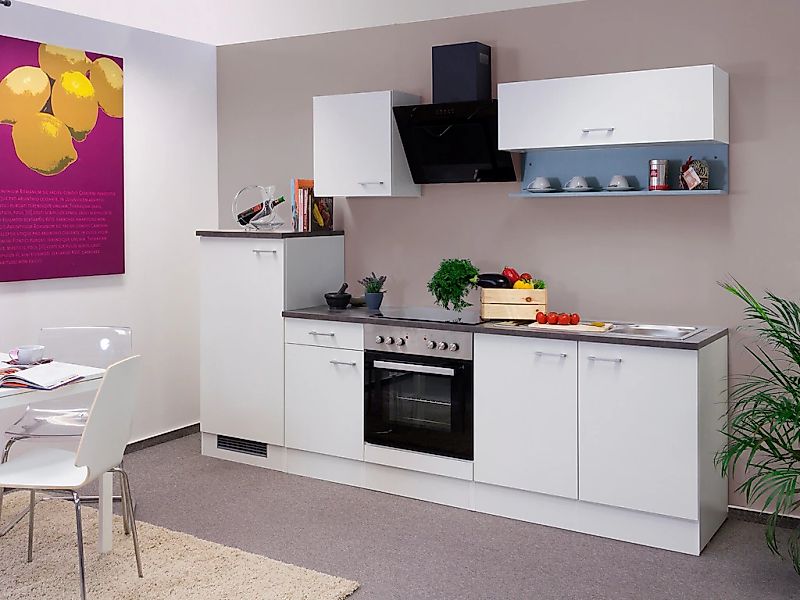 Flex-Well Küchenzeile »Lucca« mit E-Geräten, Gesamtbreite 270 cm günstig online kaufen