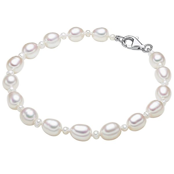 Valero Pearls Perlenarmband silber, aus Süßwasser-Zuchtperlen günstig online kaufen
