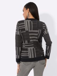 creation L Strickjacke Jacquardstrickjacke günstig online kaufen