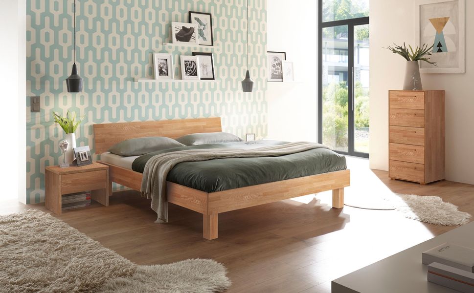 HASENA Holzbett Forti, Fußhöhe 20 cm günstig online kaufen