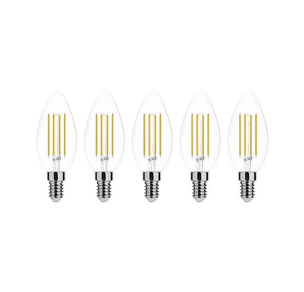 Aigostar LED-Leuchtmittel 4w LED Candle Filament Leuchtmittel klarglas E14 günstig online kaufen