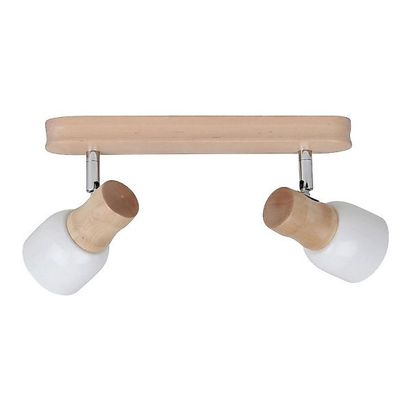 Spot-Light Deckenleuchte 2239260 natur Birkenholz Metall B/H/T: ca. 29x17x7 günstig online kaufen