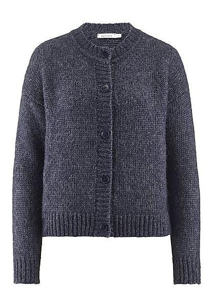 Hessnatur Strickjacke aus reiner Bio-Baumwolle mit Alpaka (1-tlg) günstig online kaufen