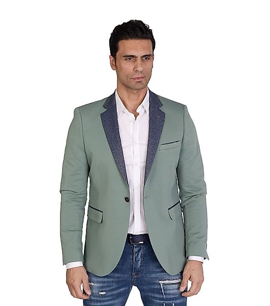 Denim Distriqt Jerseysakko in Slim Fit günstig online kaufen