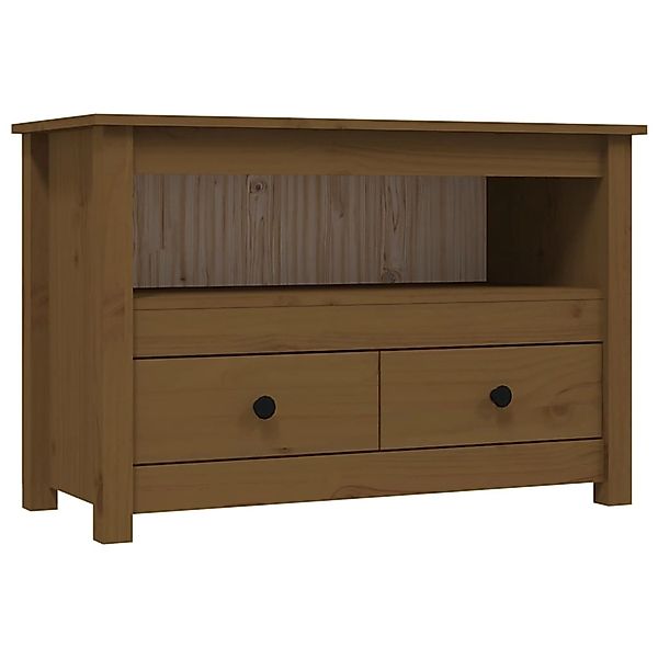 Vidaxl Tv-schrank Honigbraun 79x35x52 Cm Massivholz Kiefer günstig online kaufen