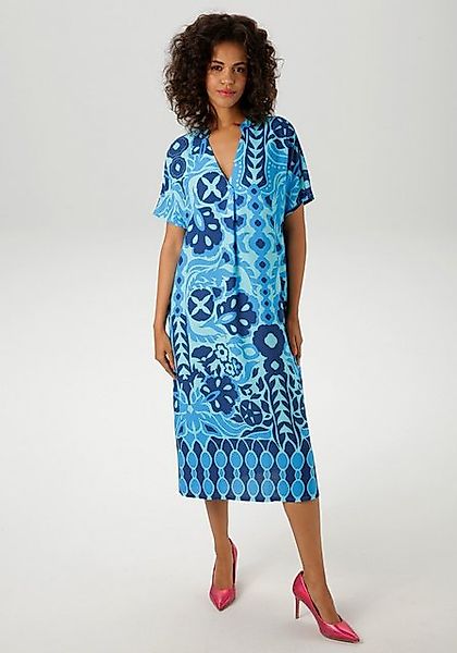 Aniston CASUAL Sommerkleid, mit extravagantem, grafischen Druck günstig online kaufen