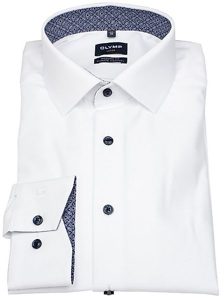 OLYMP Businesshemd Modern Fit leicht tailliert bügelfrei Kentkragen günstig online kaufen