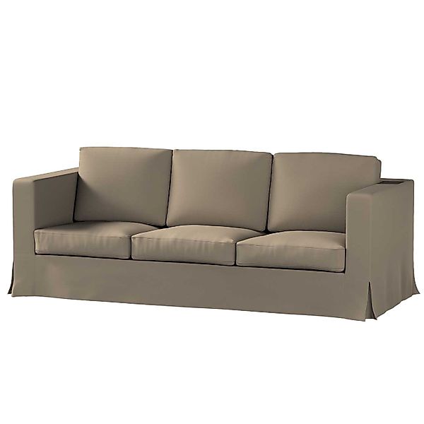 Bezug für Karlanda 3-Sitzer Sofa nicht ausklappbar, lang, mokka, Bezug für günstig online kaufen