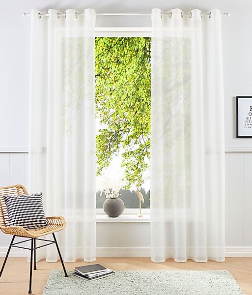 my home Gardine XANA mit Ösen, günstig online kaufen