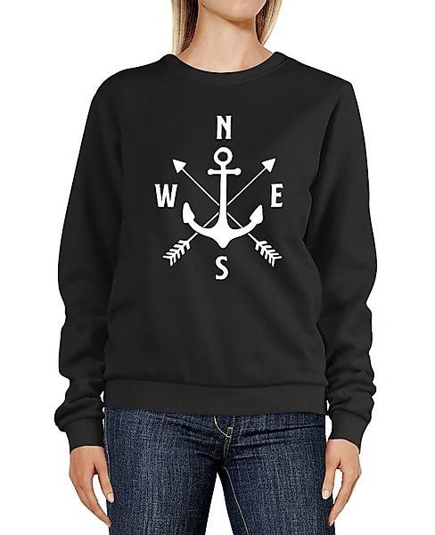MoonWorks Sweatshirt Sweatshirt Damen Aufdruck Motiv günstig online kaufen